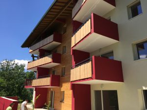 13-Extérieur balcon Collectif Les Myosotis logements sociaux Passy-Tema Architectes